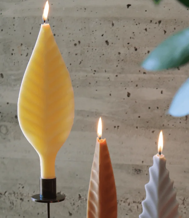 VELA CERABELLA HOJA  en Naranja - Velas y Portavelas, Uruguay | Masinfinito Casa, vista 2