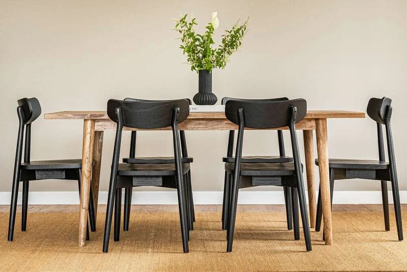 MESA COMEDOR NORDICA - OLMO NATURAL - 1.80 X 0.90 MTS en Madera natural - Mesas de comedor, Uruguay | La Iberica, vista 46