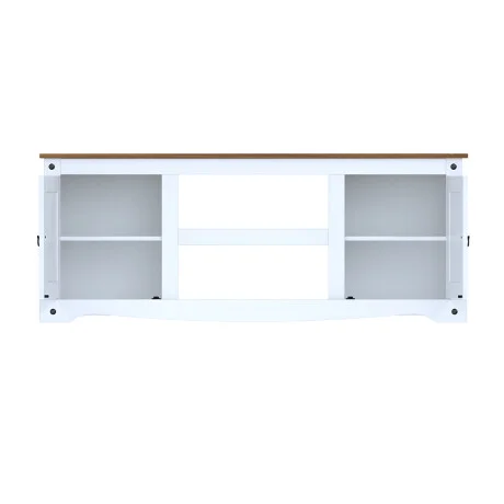Rack 2 Puertas Línea Naturale 170 cm - Blanco/Roble en Multicolor - Muebles para TV, Uruguay | La Cueva Muebles, vista 8