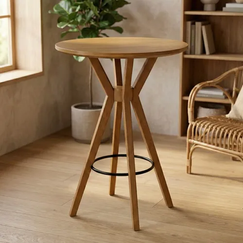 Mesa Alta/ Barra Madrid en Madera natural - Muebles, Uruguay | Indrana