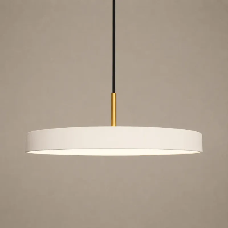 LÁMPARA TECHO BUCAREST 40 CM en Blanco - Lámparas colgantes, Uruguay | HomeTouch
