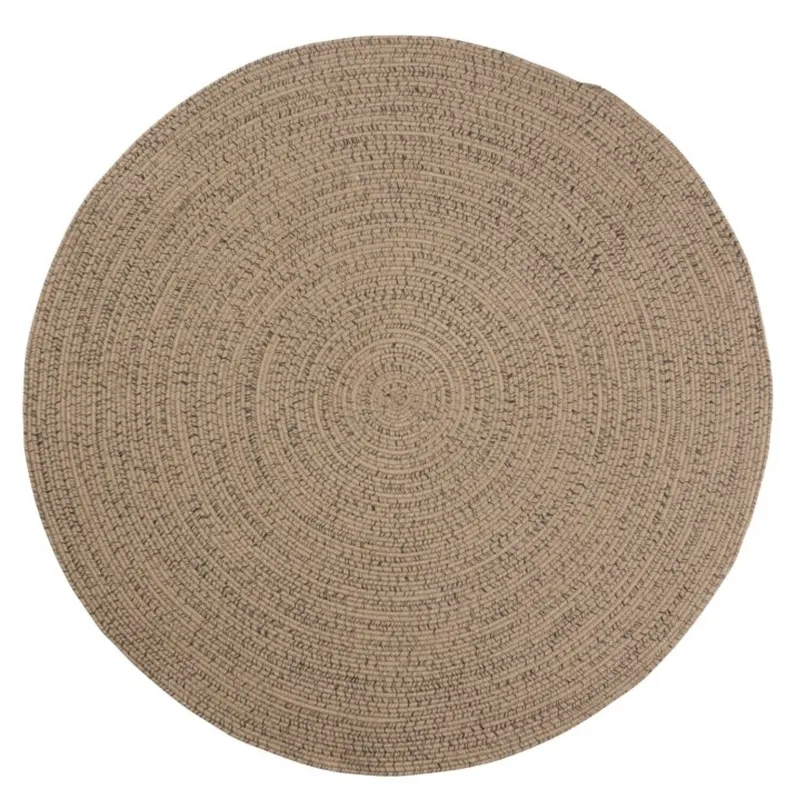 Alfombra BUESTARR Ø120 natural/gris en Beige - Alfombras, Uruguay | JYSK