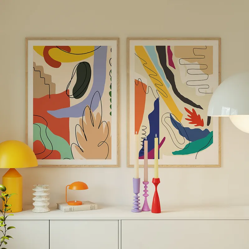 Forms en Multicolor - Láminas, Uruguay | La Cuadrería