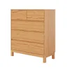 Cómoda 5 Cajones - Madera Maciza - Square en Madera natural - Cómodas, Uruguay | Rústico Hogar, vista 1 de 5