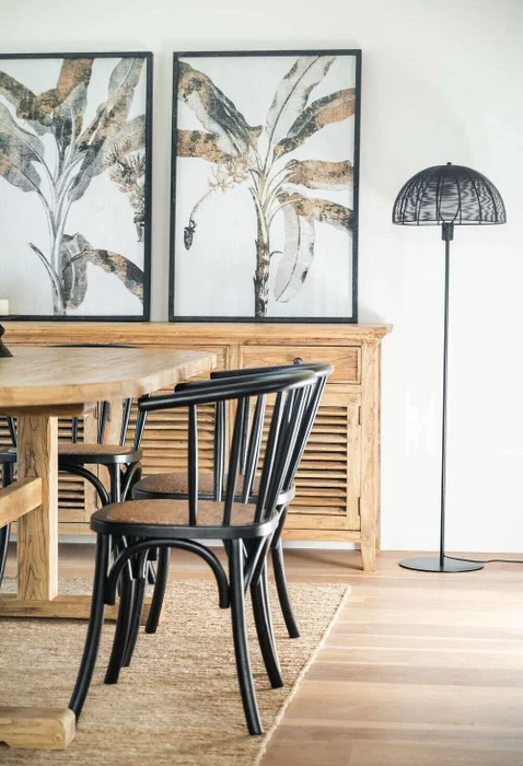 LAMPARA DE PIE HONGUITO MESH - NEGRA en Negro - Lámparas de pie, Uruguay | La Iberica, vista 9
