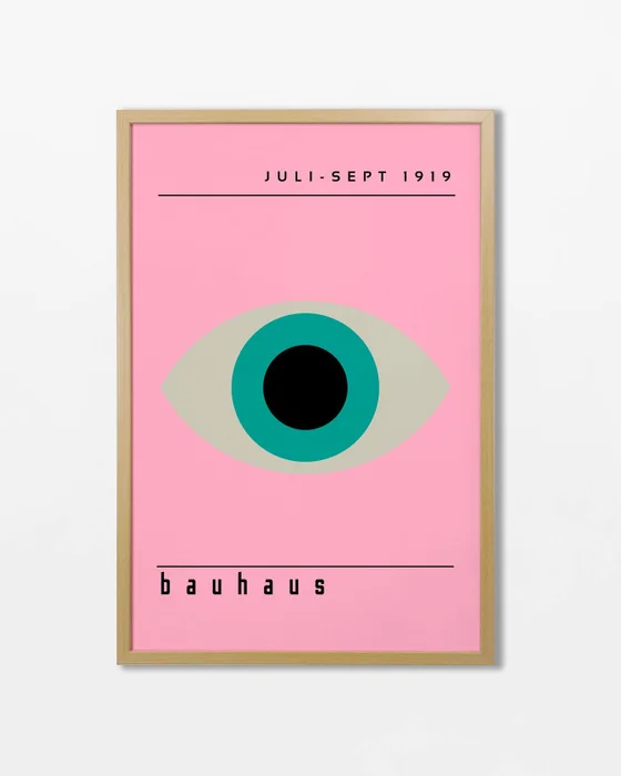 Bauhaus - Pink eye en Rosa - Láminas, Uruguay | La Cuadrería