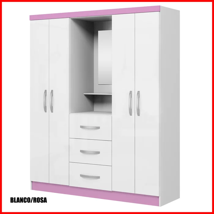 Placard con comoda – Ilheus RG 008 - Roperos y placares, Uruguay | Punto Unión, vista 3