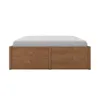 Cama Madera Maciza Con Cajones - Queen - Linea Beauty / Funcional - Amendoa en Marrón - Dormitorio, Uruguay | Rústico Hogar, vista 4 de 4
