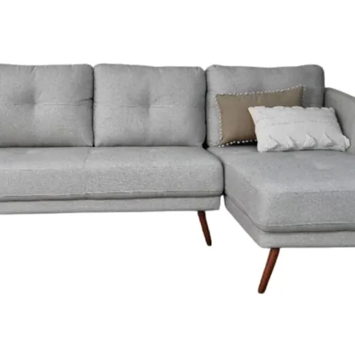 Sofá con Chaise BOHO Derecho - Gris en Gris - Sillones y sofás, Uruguay | Finkel