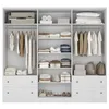 Ropero Americano 6 puertas - Blanco en Blanco - Roperos y placares, Uruguay | Nario Hogar, vista 4 de 5