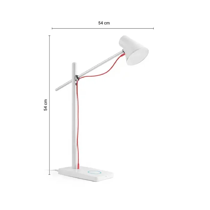 Lámpara de Mesa Quebec Blanco en Blanco - Lámparas de mesa, Uruguay | Serlux, vista 5