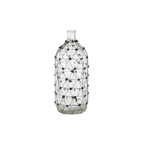 FLORERO FORMA BOTELLA C/RED18x18x46CM - Jarrones, Uruguay | Koz
