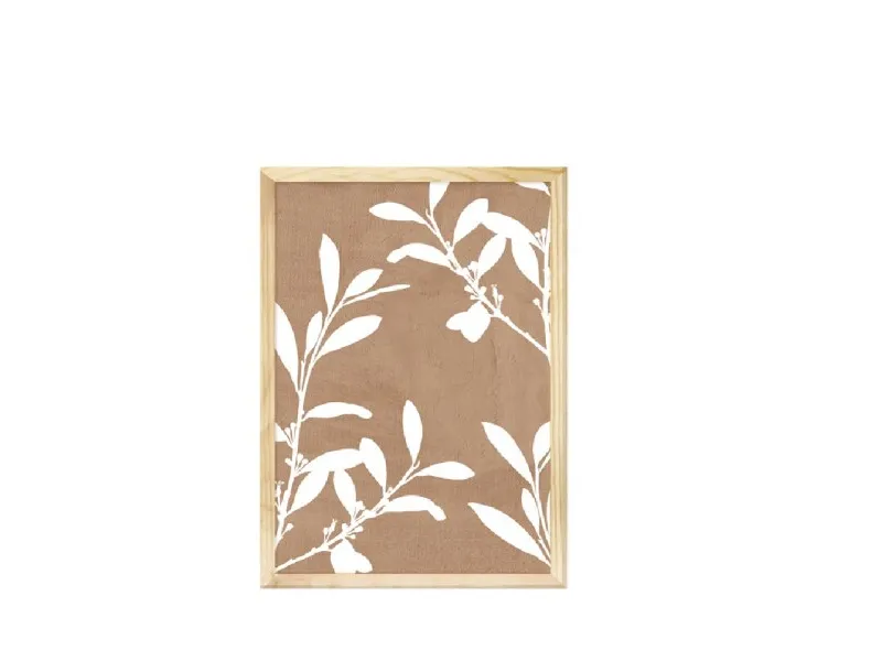 Lámina con Marco de Madera en Madera natural - Decoración de pared, Uruguay | Finkel