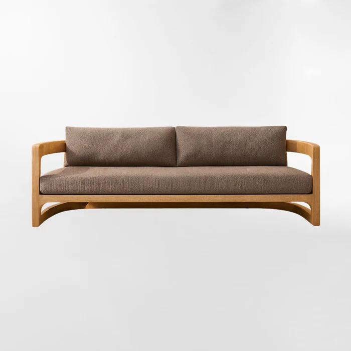 Sofá de exterior PALMA Beige 2 CUERPOS en Marrón - Sillones y sofás, Uruguay | Viasono, vista 2