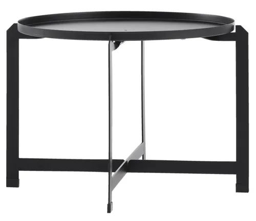 Mesa auxiliar BORRE Ø50xA40 negro en Negro - Muebles para el exterior, Uruguay | JYSK