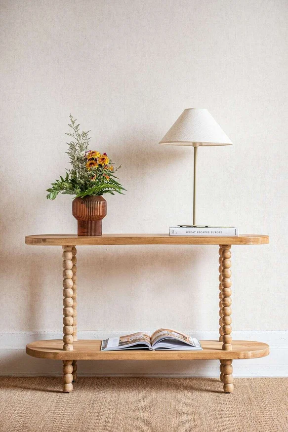 CONSOLA NODOS - 1.12 MTS en Madera natural - Muebles para TV, Uruguay | La Iberica, vista 2