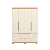 Ropero 4 puertas 4 cajones - Doble - Beage en Beige - Roperos y placares, Uruguay | Rústico Hogar, vista 1 de 5