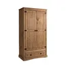 Ropero 2 puertas 1 Cajón Madera - Linea Mexicana - Nogal, Uruguay | Rústico Hogar, vista 2 de 5