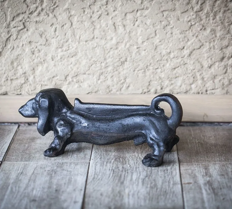 Perro Salchicha - Zainas en Negro - Textiles, Uruguay | Zainas
