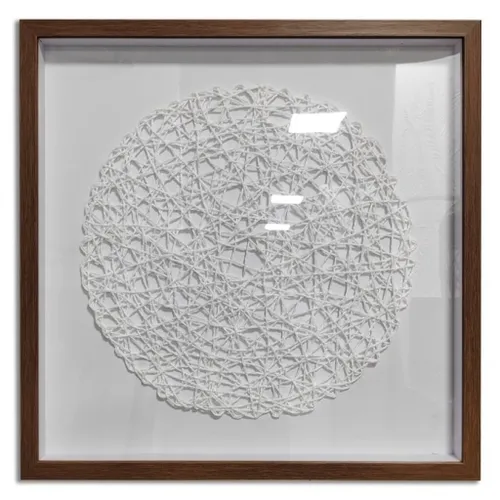 CUADRO CANVAS 50x50cm MANDALA BLANCO en Blanco - Decoración de pared, Uruguay | Decohogar