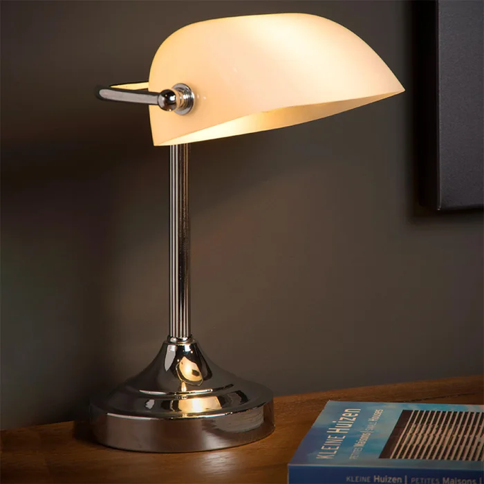 Lámpara de Mesa Lewis Blanco en Blanco - Lámparas de mesa, Uruguay | Serlux, vista 3
