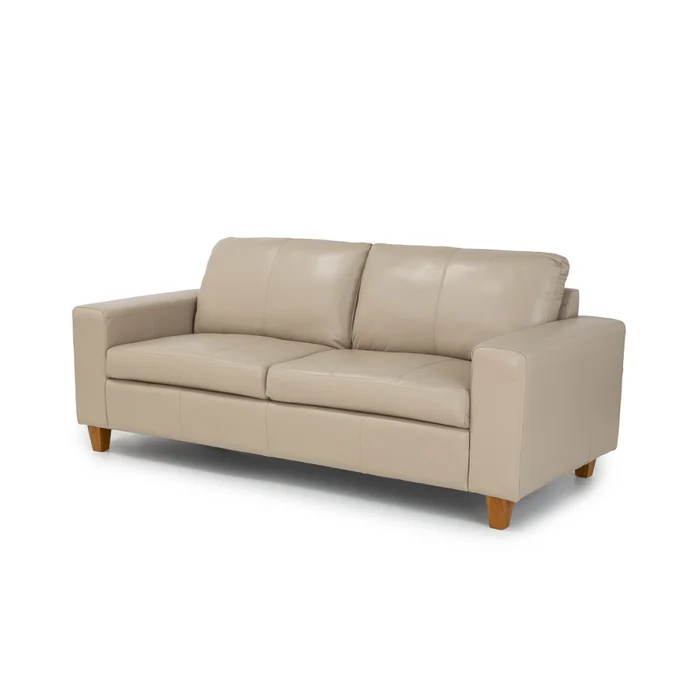 Sofá Royale - Cuero Básico - 3 cuerpos - 519 (Beige) en Beige - Sillones y sofás, Uruguay | NYR