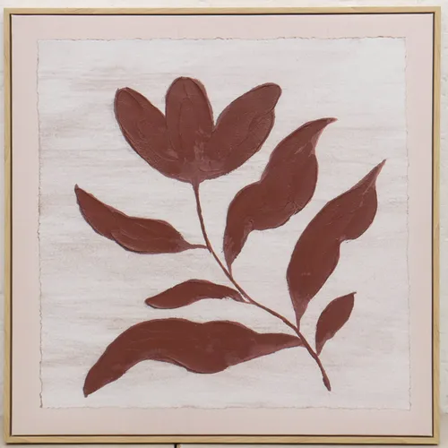 Cuadro Leaf Ii, 60x60, Violeta Papel H1gca250909b en Violeta - Decoración de pared, Uruguay | Divino