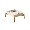 Mesa De Centro Living Con Gabeta Patas 100% Mfp en OFF WHITE NATURAL - Mesas de living, Uruguay | Soy Hogar, vista 3 de 8