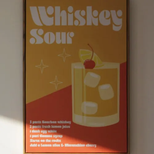 lámina whiskey sour - Decoración de pared, Uruguay | Proyectoforma