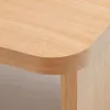 Mesa de centro Oaq de chapa de roble con acabado natural - 140 x 75 cm en Madera natural - Mesas de living, Uruguay | Kavehome, vista 5 de 8