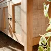 Rack con puertas y laterales en esterilla natural en Madera natural - Muebles, Uruguay | Decoramuss, vista 2 de 6