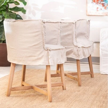 Butaca Berna - Beige en Beige - Butacas, banquetas y puffs, Uruguay | Aihaus, vista 2