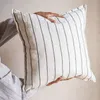 ALMOHADON LINO RAYADO GRIS - 55 X 55 CMS en Gris - Textiles, Uruguay | La Iberica, vista 2 de 5