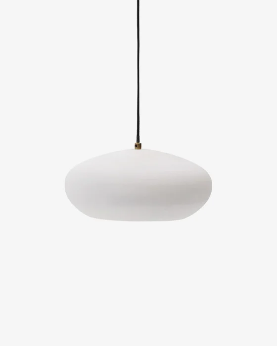 Lámpara de techo Inda de metal con acabado - blanco Ø 30 cm en Negro - Lámparas colgantes, Uruguay | Kavehome