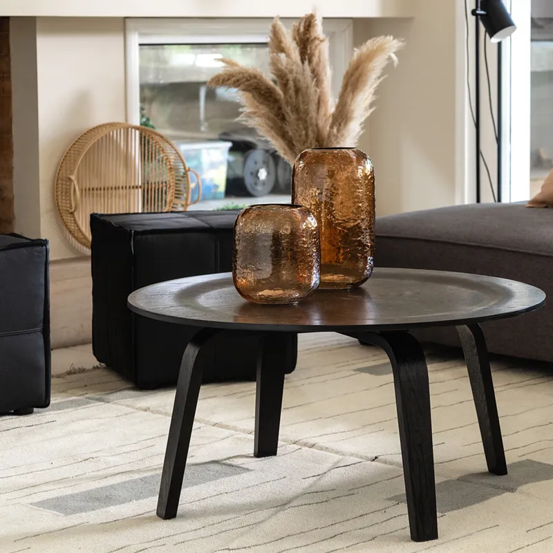 Mesa Eames - Nogal en Marrón - Mesas de living, Uruguay | Walnut