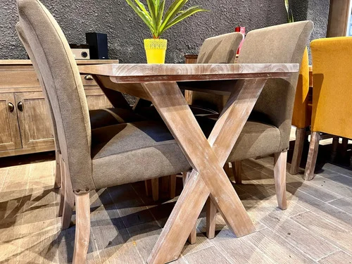 Juego De Comedor Madera Maciza Ozark Cruceta Con 4 Sillas A Eleccion en A Eleccion - Mesas de comedor, Uruguay | Ozark Home, vista 4