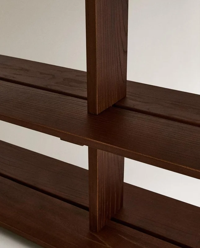 ESTANTERÍA MADERA OLMO TRES BALDAS en Marrón - Estantes y repisas, Uruguay | Zara Home, vista 6