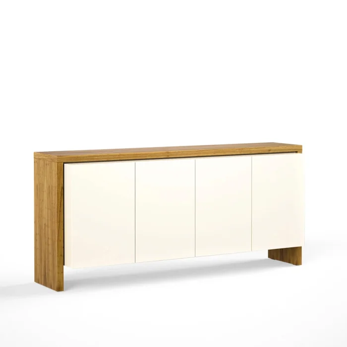 Aparador Buffet NORD 1.8 - Linea Nevada - Off White / Cinamomo - Mesas de arrimo, Uruguay | Ecowood