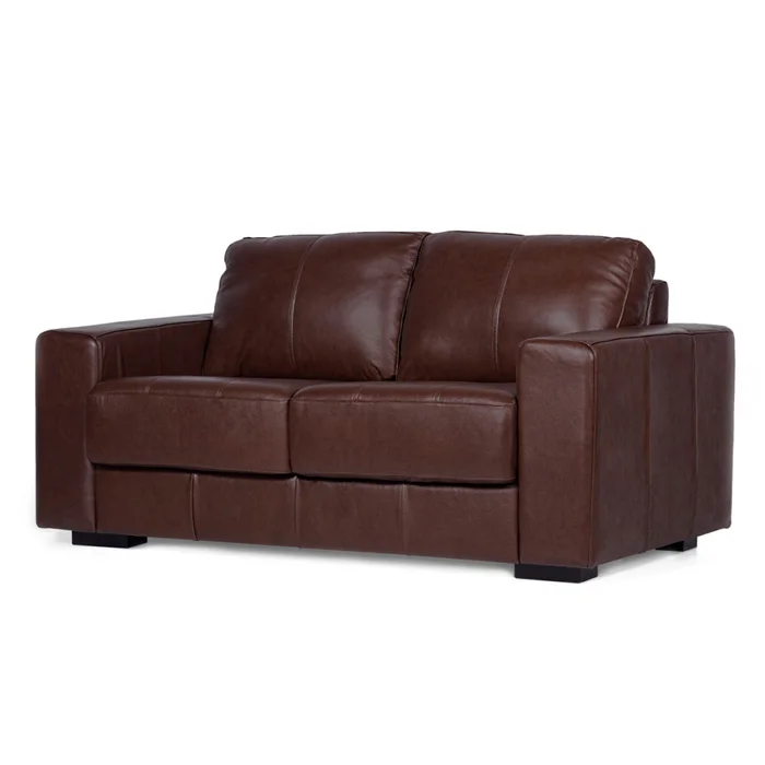 Sofá Colorado - Cuero Básico - 2 cuerpos - Arena - (Preventa) en Marrón - Sillones y sofás, Uruguay | Nyr