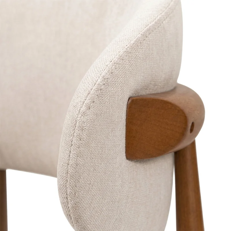 Silla Elin - Tela Microfibra - Ver 03 (Cruda) en Beige - Butacas, banquetas y puffs, Uruguay | Nyr, vista 6