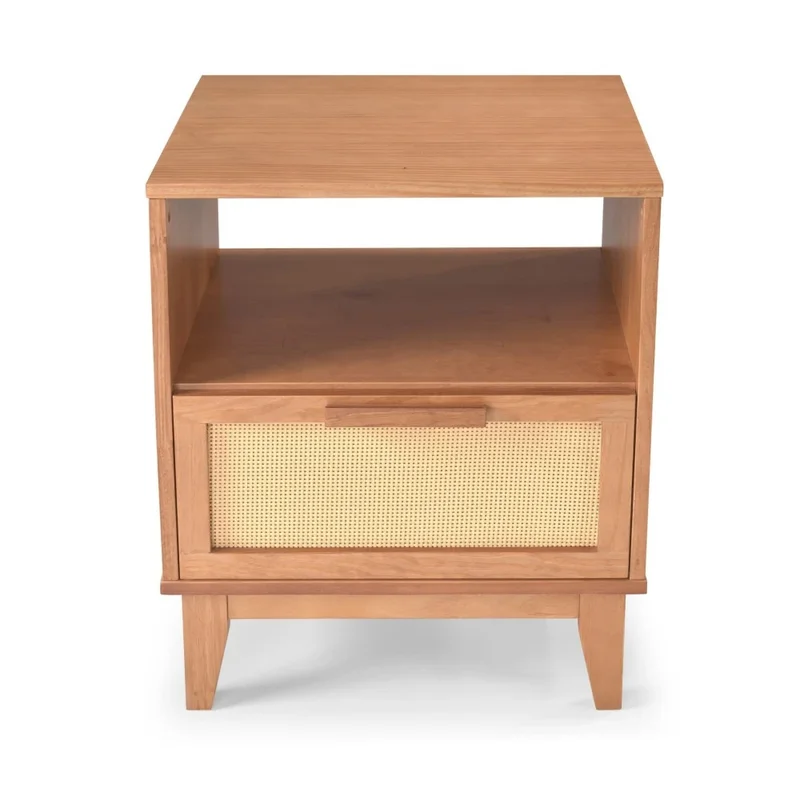 MESA DE LUZ 1 CAJON SLIM L443 URBAN OAK MIEL 6436 en Madera natural - Mesas de luz, Uruguay | Alfa Ventas, vista 3