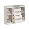 CASTRO- COMODA ALBA 4 CAJONES BLANCO 5065A-B - Cómodas, Uruguay | Alfa Ventas, vista 3 de 3