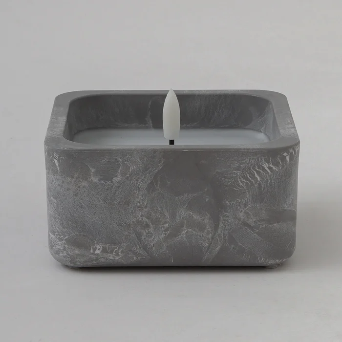 Vela Led Cuadrada 12×12 en Gris - Velas y Portavelas, Uruguay | Tiendas Montevideo, vista 2
