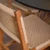 SILLA CATANIA TEKA Y CUERDA  en Madera natural - Sillas, Uruguay | Masinfinito Casa, vista 3 de 4