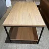 Mesa de Centro Ratona Rectangular Tapa Doble (Olmo y Hierro Negro) - Mesas de living, Uruguay | Berna home, vista 5 de 6
