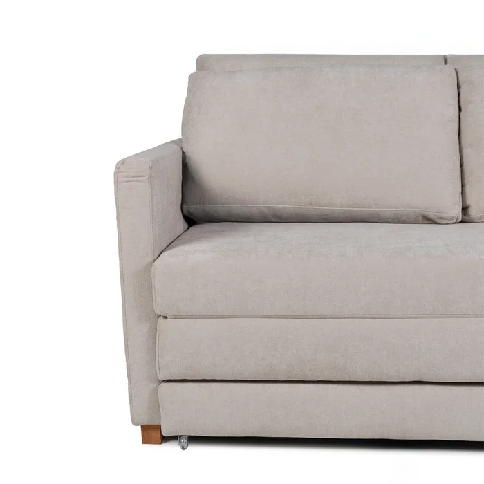 Sofá Cama Niki - Tela Microfibra - 10285 (Beige) en Beige - Sillones y sofás, Uruguay | Nyr, vista 6