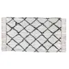 ALFOMBRA 50x80CM ONDAS BLANCO Y NEGRO en Blanco - Textiles, Uruguay | Decohogar, vista 4 de 4