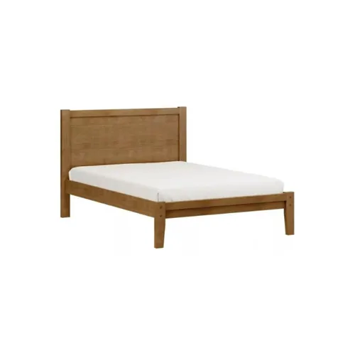 Cama 2 Plazas Madera Maciza - Dormitorio, Uruguay | Rústico Hogar