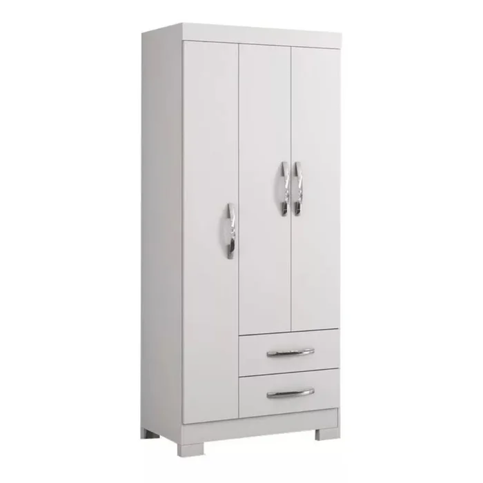 Ropero 3 puertas Flex en Blanco - Roperos y placares, Uruguay | La Cueva Muebles, vista 8