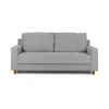 Sofá Modus (Outlet) - Tela Microfibra - 3 cuerpos - Berlin 05 (Ceniza) en Gris - Sillones y sofás, Uruguay | NYR, vista 2 de 3